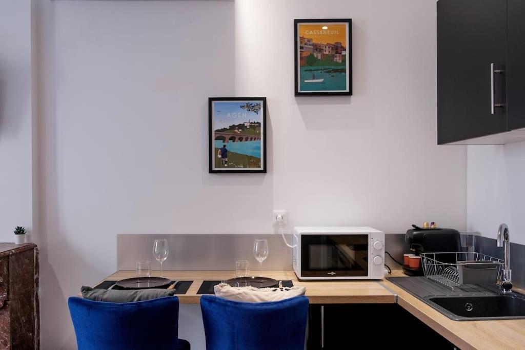 Spacieux Studio Renove Appartement Villeneuve-sur-Lot Buitenkant foto